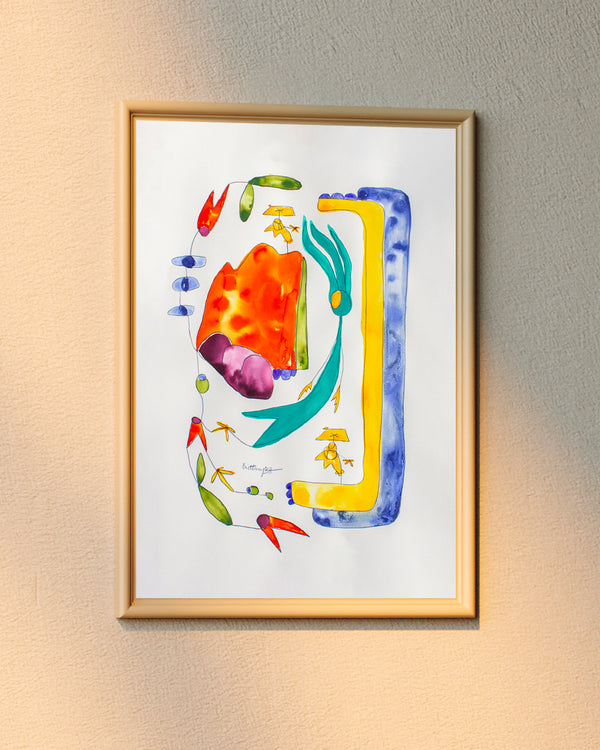 "offer it to the creek" print