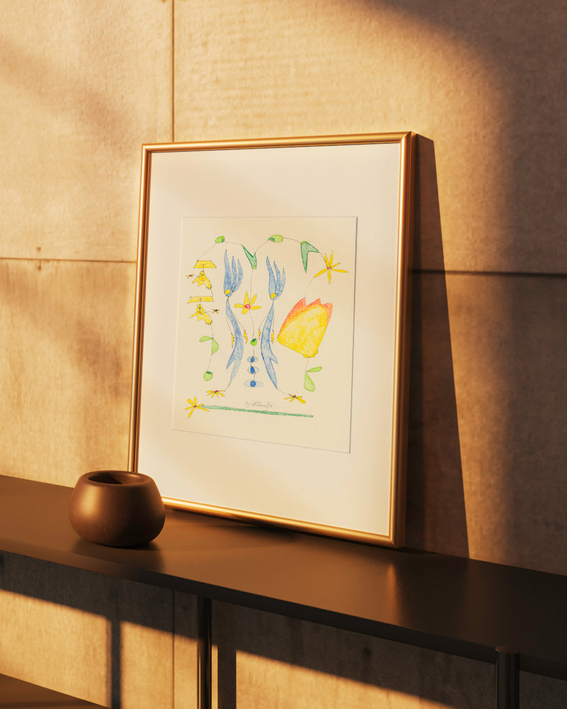 “a sound the earth still remembers” original drawing
