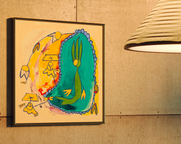"the one who remembers the way" original painting