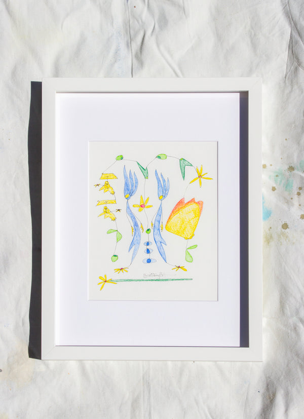 “a sound the earth still remembers” original drawing