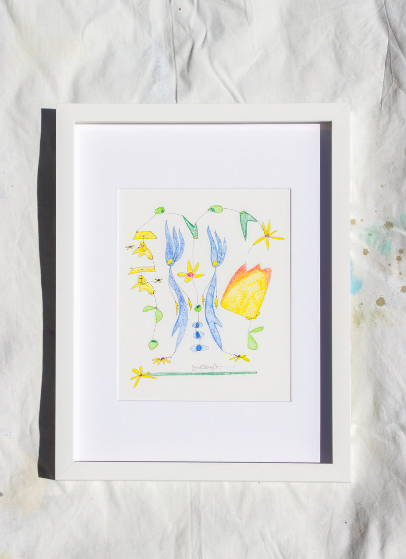 “a sound the earth still remembers” original drawing